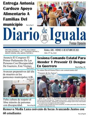 Viernes 13 De Octubre Del 2023 Diario De Iguala