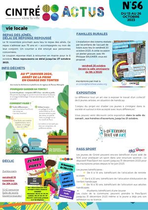 Cintré Actus N°56