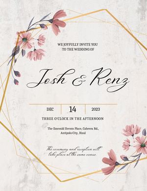 Josh & Renz E-Wedding Invitation