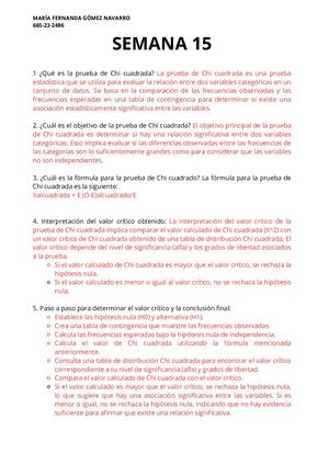 Semana 15 Estadistica