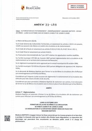 Arr 23 498 à Arr 23 500