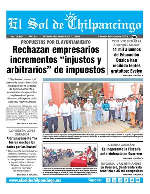 El Sol De Chilpancingo 14 Octubre 2023