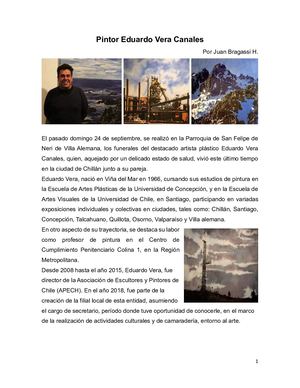 Pintor Eduardo Vera Canales