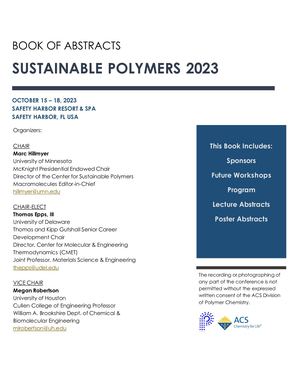 Sustainable Polymers 2023 Book of Abstracts