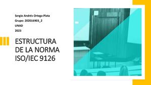 Estructura De La Norma Iso 9126