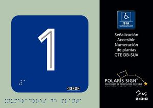 Catalogo Senalizacion Accesible Indicador De Planta Polaris Sign 3