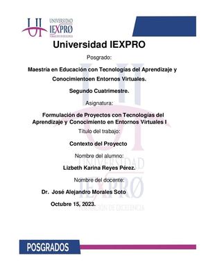 Contextualización del Proyecto