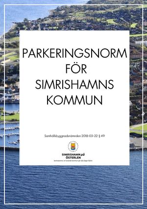Parkeringsnorm Simrishamns kommun