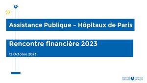 Présentation Investisseurs de L'ap Hp 12 Octobre 2023