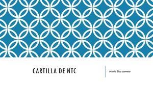 Cartilla De Ntc