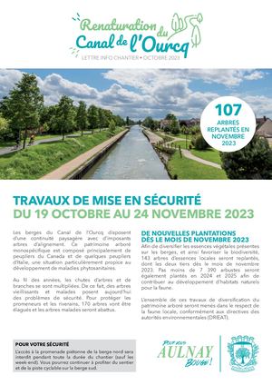Renaturation Du Canal De L'ourcq