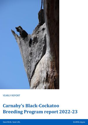 Carnaby's Breeding Program Report 2022 2023