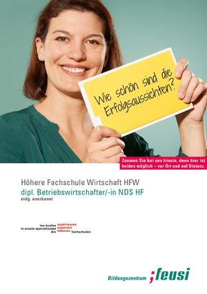 Höhere Fachschule Wirtschaft HFW Bern: dipl. Betriebswirtschafter NDS HF/dipl. Betriebswirtschafterin NDS HF