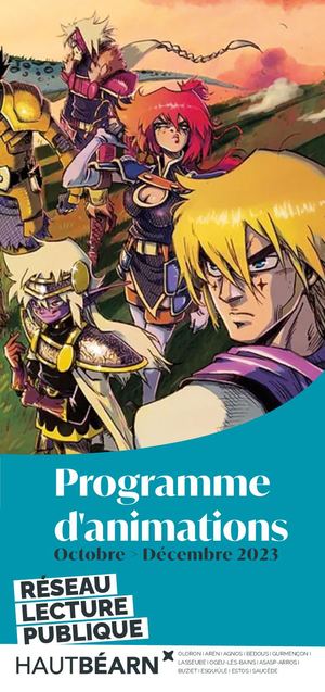 Programme animations Réseau Lecture Publique Oct. > Déc. 2023