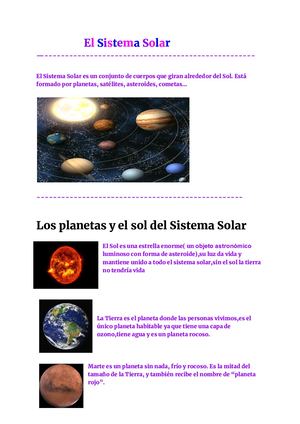El Sistema Solar