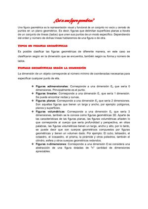 ¿Qué Es Una Figura Geométrica