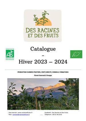 Catalogue 2023 2024 Des Racines Et Des Fruits 17 10