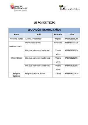 Lista De Libros Isbn 23 24