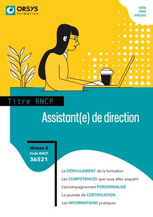 RNCP 36521 - Assistant(e) de direction