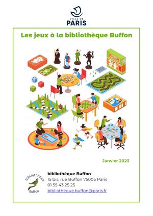 Les jeux de la bibliothèque Buffon