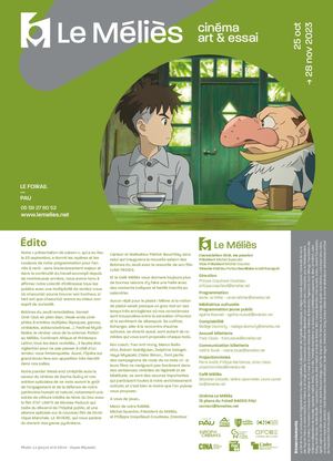 Cinéma Le Melies - Programme Novembre 2023