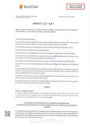 ARR 23 501 à 23 512