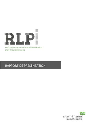 RLPI rapport de présentation