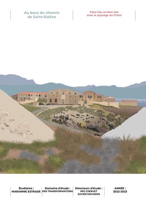 Au bout du chemin de Saint-Estève : faire lieu et faire lien avec le paysage du Frioul