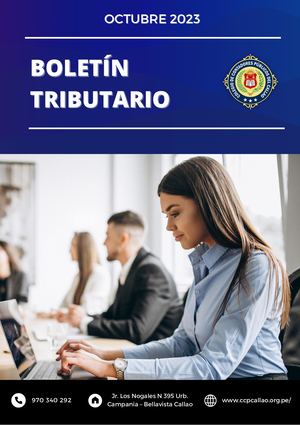 Boletín Tributario Octubre