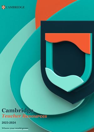 Cambridge Teacher Resources