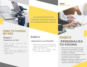 Folleto Brochure De Servicios Empresa Profesional Amarillo