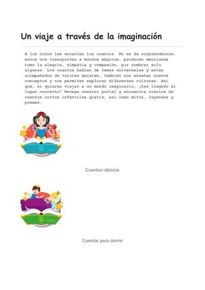 Un Viaje A Través De La Imaginación