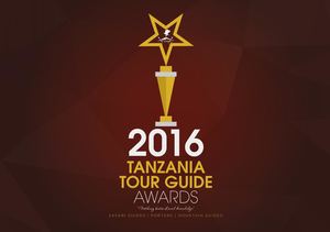 2016 TANZANIA TOUR GUIDE AWARDS EVENT BOOKLET
