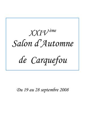 Catalogue Salon d'Automne 2008