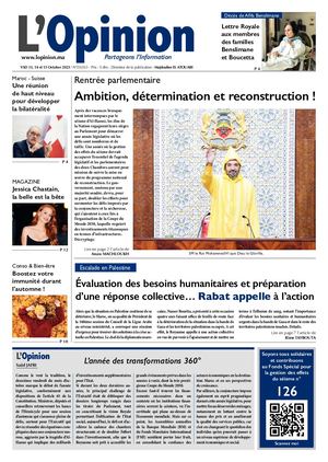 L'opinion Du 13, 14 Et 15 Octobre 2023