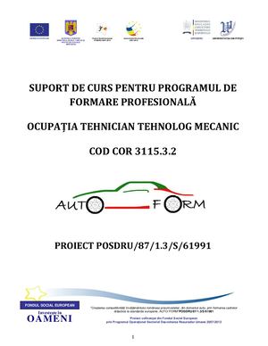 Curs Mecanic Electronist Auto