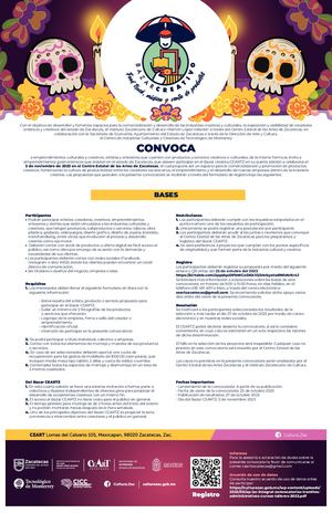 Convocatoria Bazar Creativo CEART | Noviembre 2023