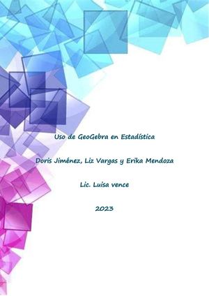 GeoGebra En Estadística