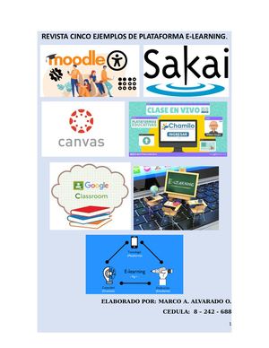 Cinco Ejemplos De Plataformas E Learning