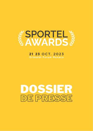 Dossier De Presse Sportel Awards