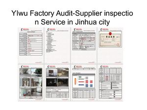 Yiwu Factory Audit Supplier Inspection Service In Jinhua City