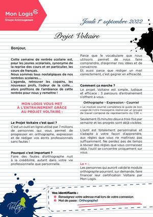 Projet Voltaire