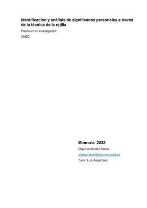 Memoria prácticas investigación UNED