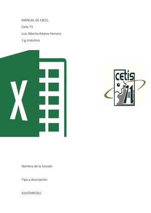 Manual de excell