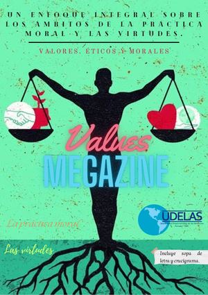 Values Megazine ÁMbitos De La Práctica Moral Y Las Virtudes