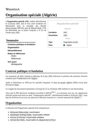 Organisation Spéciale (Algérie)