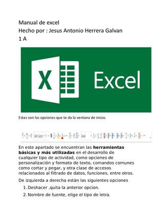 Manual de excel