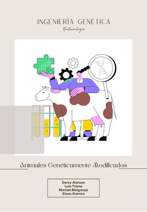 Revista De Animales Geneticamente Modificados