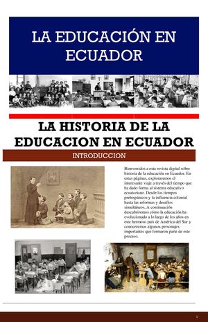 La Educación En Ecuador