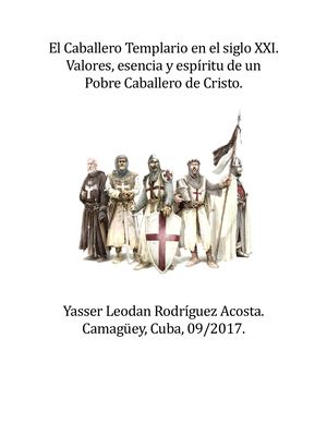 El Caballero Templario en el Siglo XXI - TFS